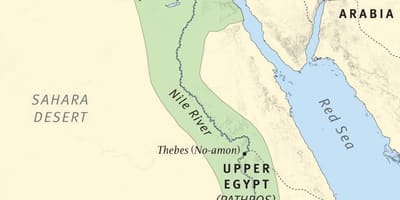 地図のエチオピアでの聖書の時代